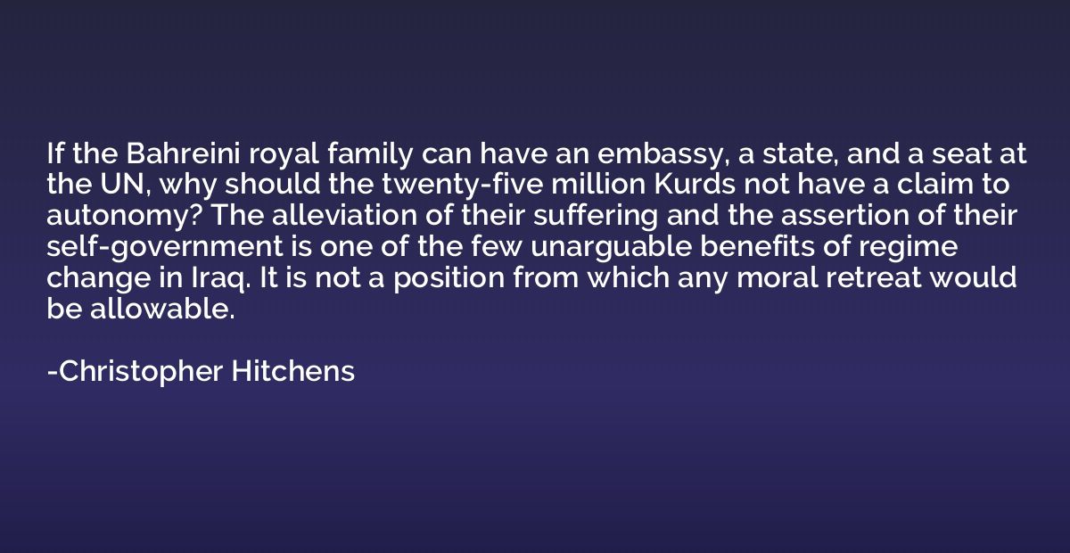 If the Bahreini royal family can have an embassy, a state, a