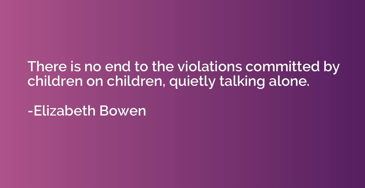 There is no end to the violations committed by children on c