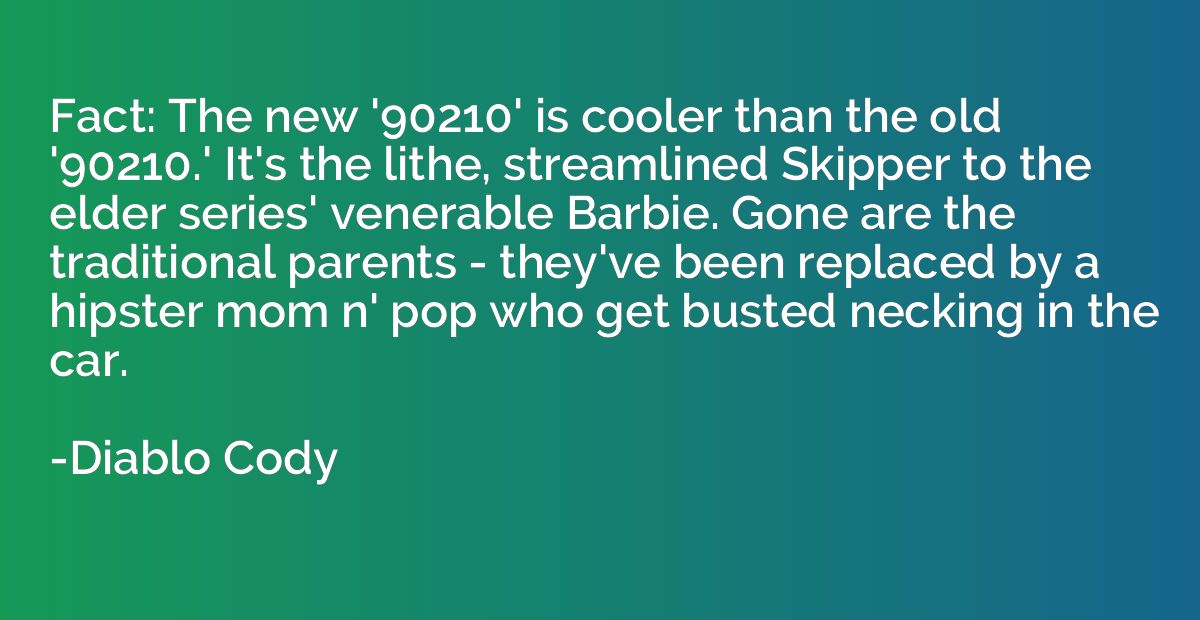 Fact: The new '90210' is cooler than the old '90210.' It's t