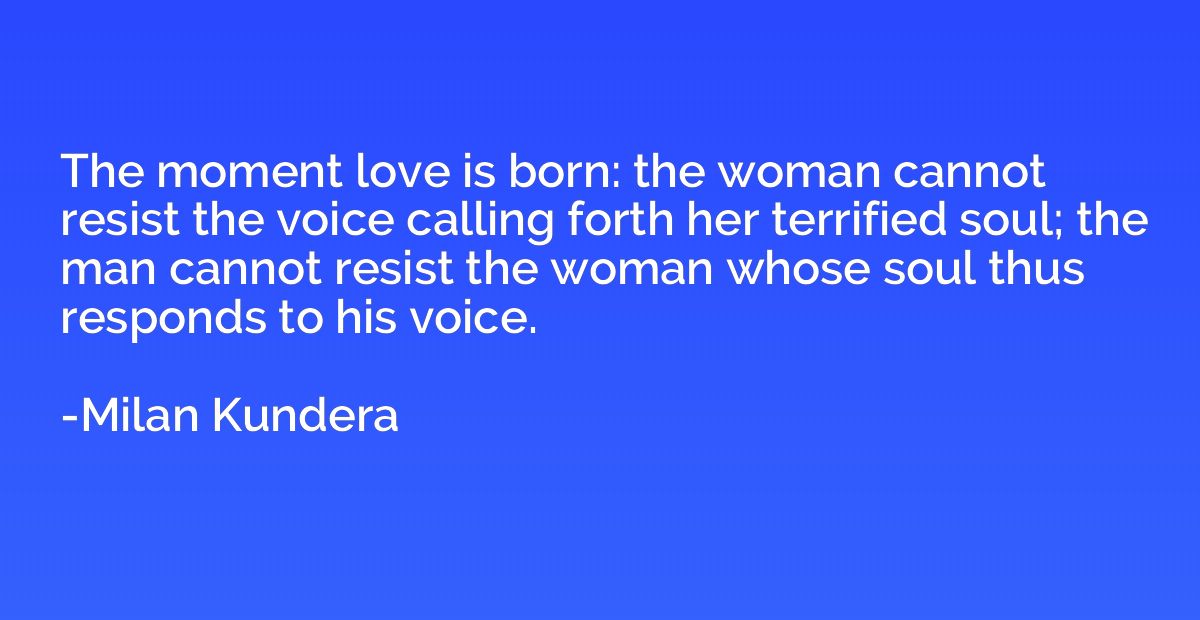 The moment love is born: the woman cannot resist the voice c