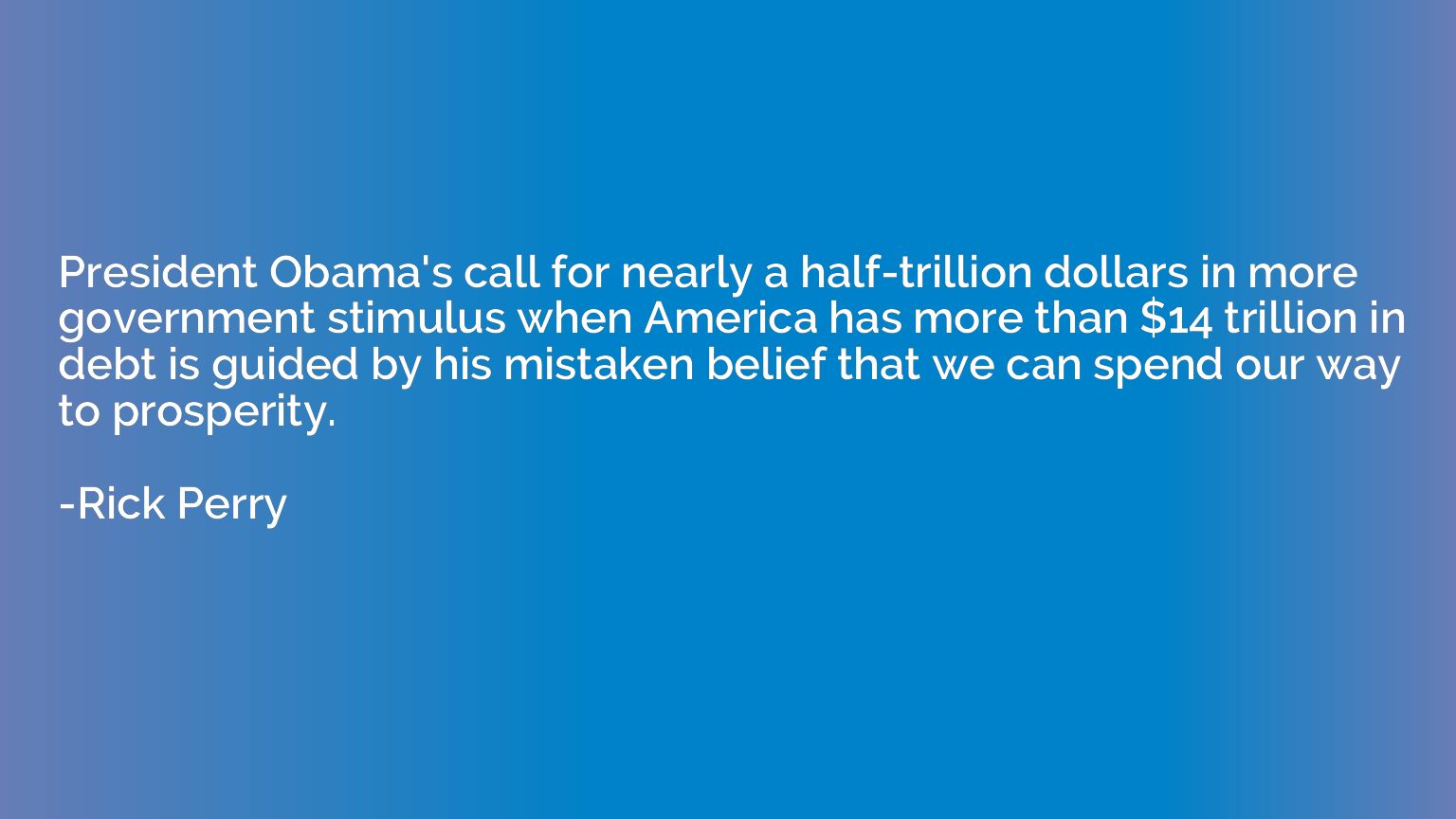 President Obama's call for nearly a half-trillion dollars in