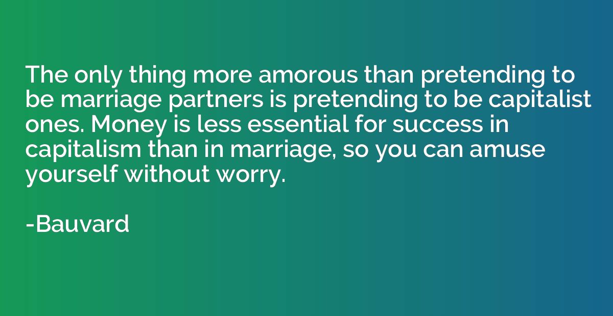 The only thing more amorous than pretending to be marriage p