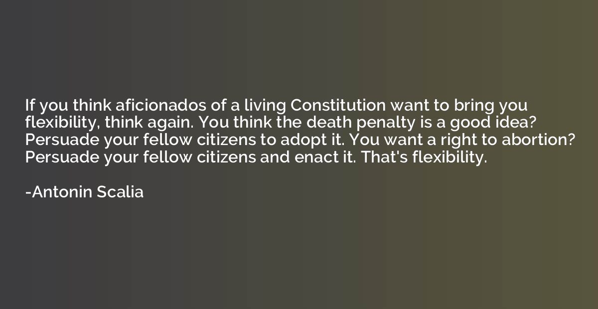 If you think aficionados of a living Constitution want to br